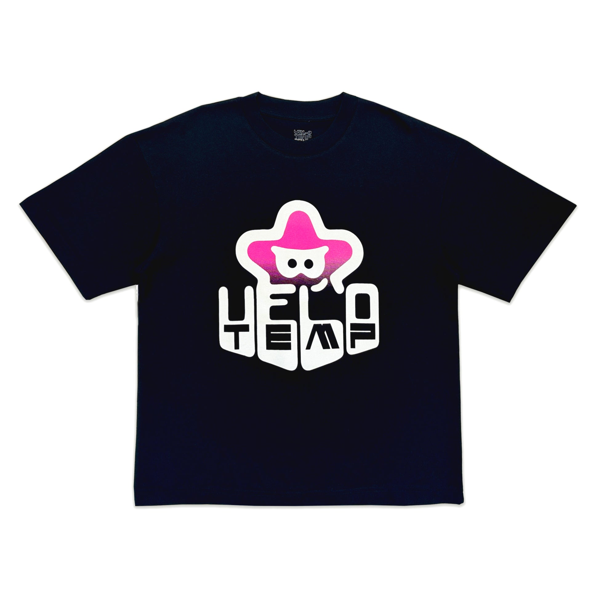PELVIS x VELO TEMP - STAR POWER UP TEE BLACK