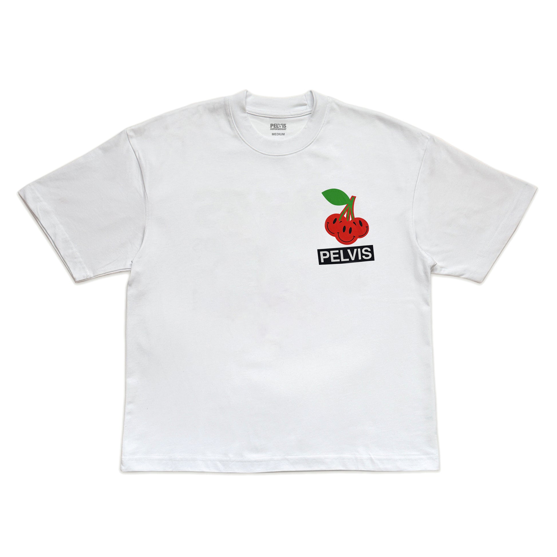 CH3RRY LOGO SS TEE WHITE