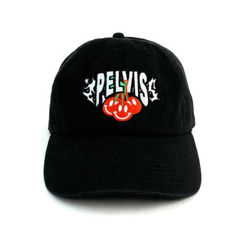 CHERRY ARC 6 PANEL CAP BLACK