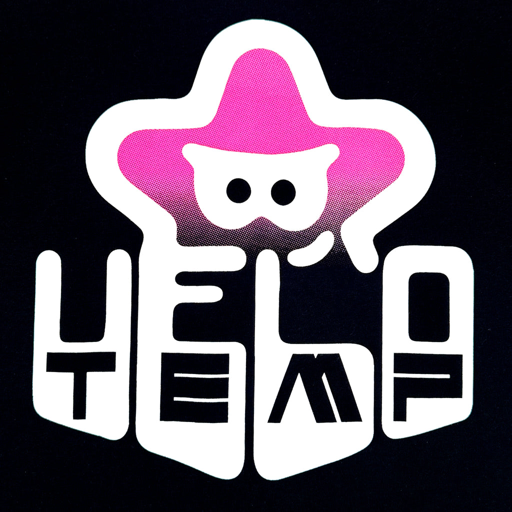PELVIS x VELO TEMP - STAR POWER UP TEE BLACK