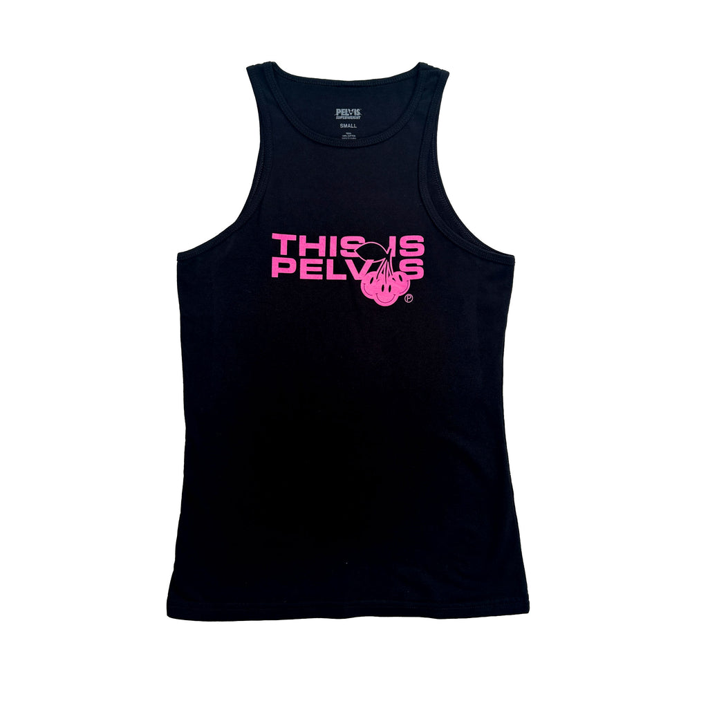 THIS IS ... FITTED RACER TANK BLACK