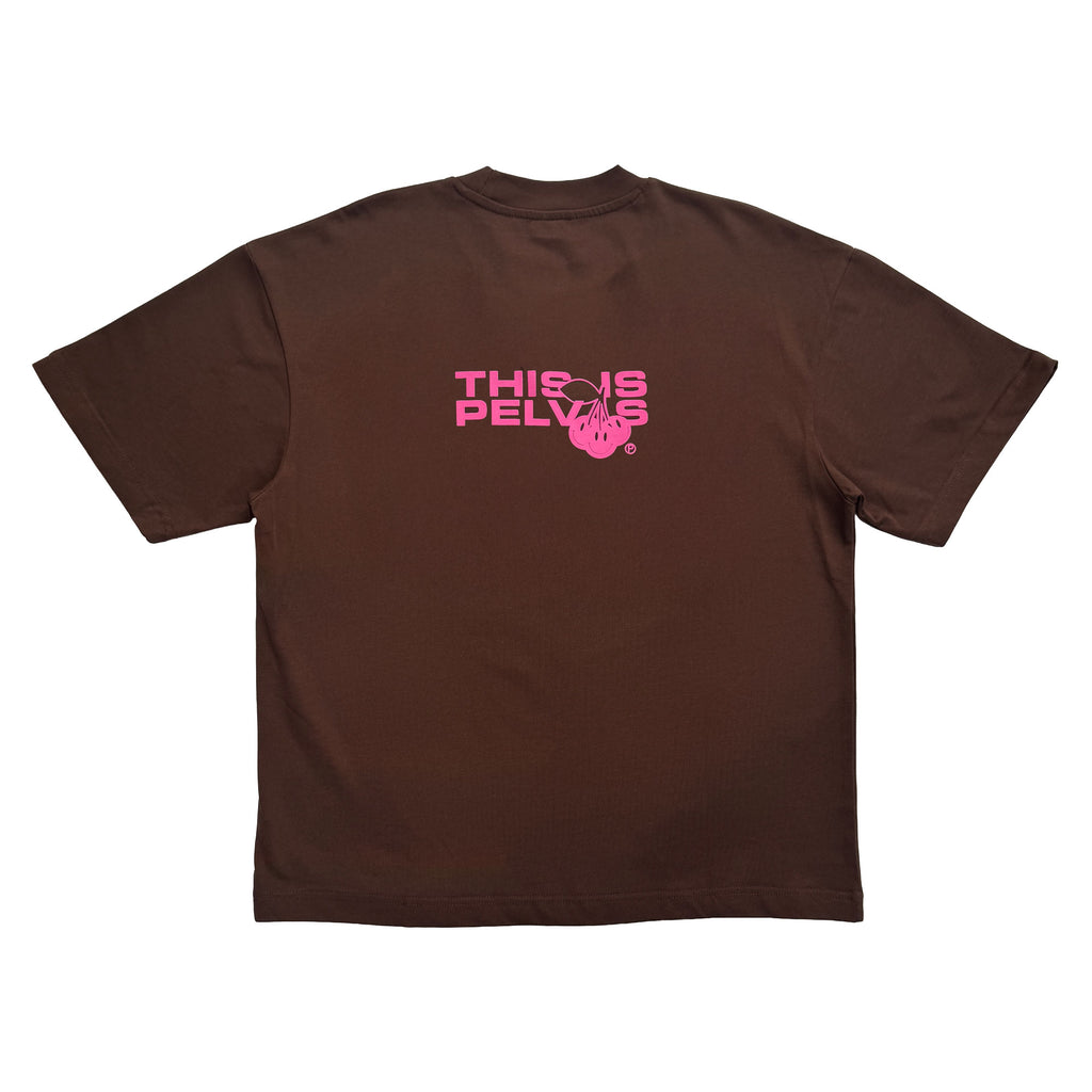 OVALO LOGO SS TEE BROWN