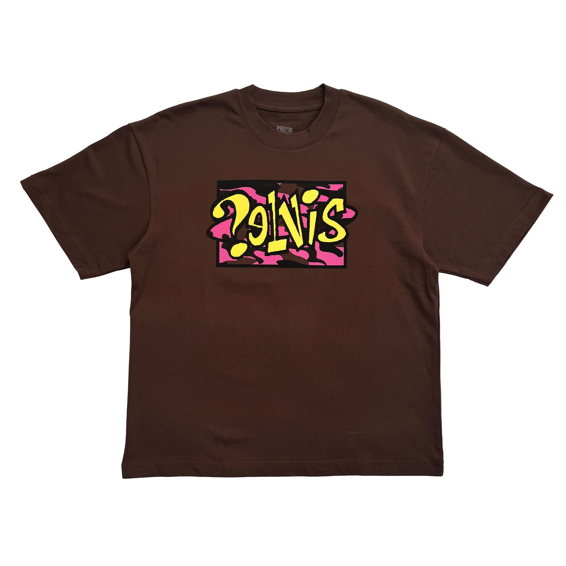 OVALO LOGO SS TEE BROWN
