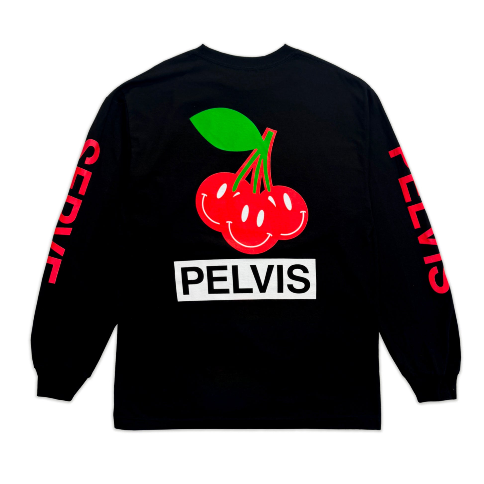 CHERRY MOON LS TEE BLACK