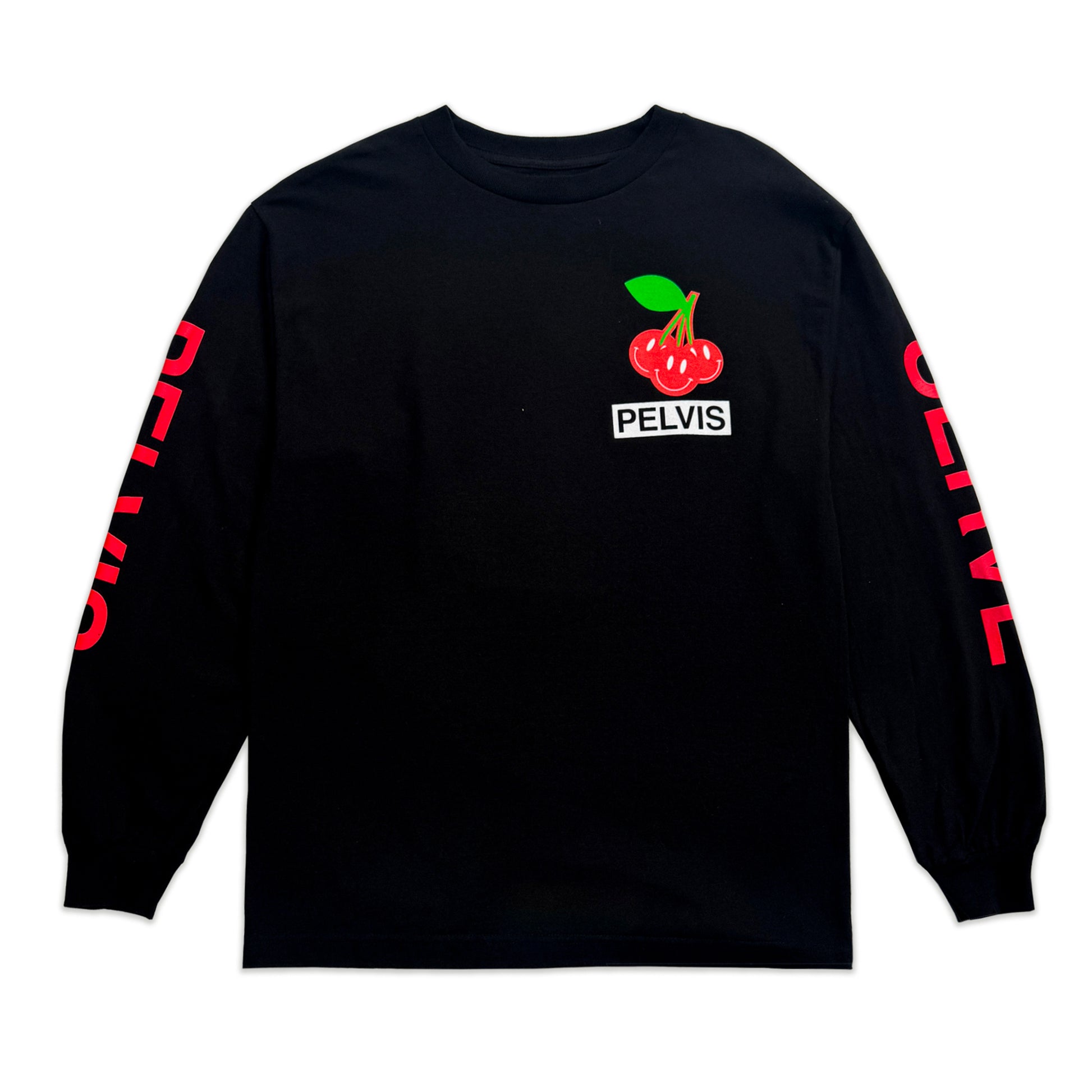 CHERRY MOON LS TEE BLACK
