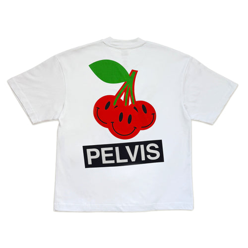 CH3RRY LOGO SS TEE WHITE