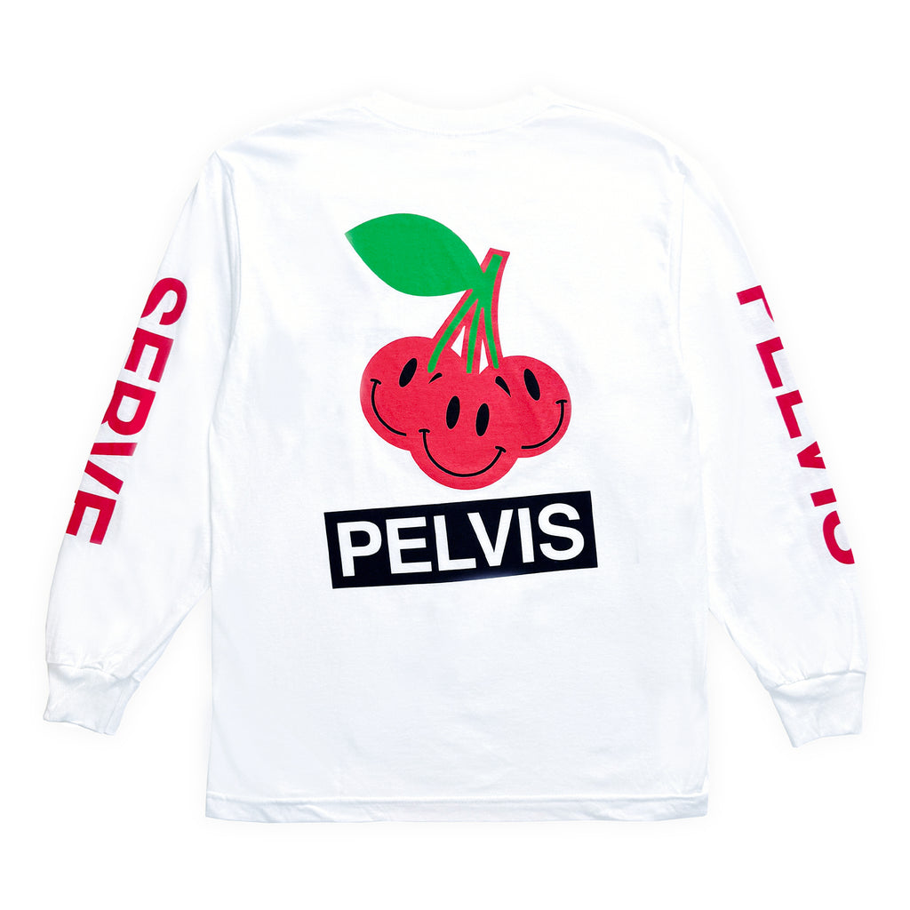 CHERRY MOON LS TEE WHITE