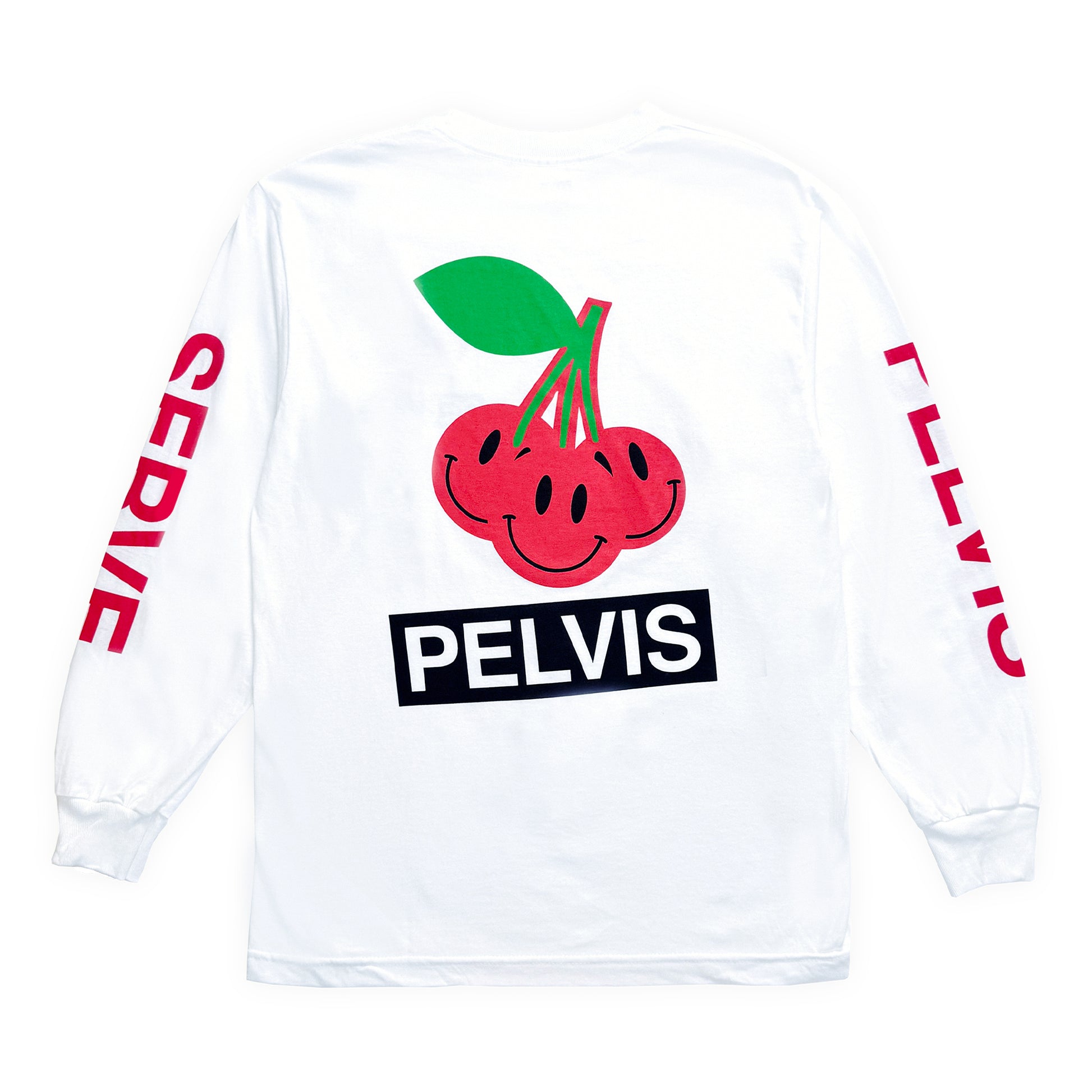 CHERRY MOON LS TEE WHITE