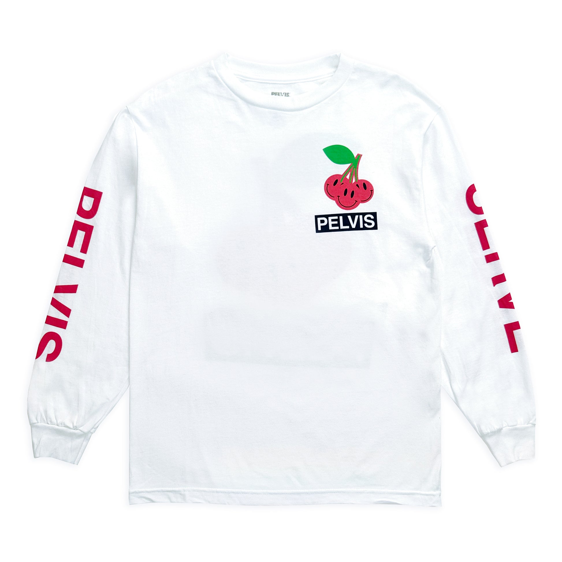 CHERRY MOON LS TEE WHITE