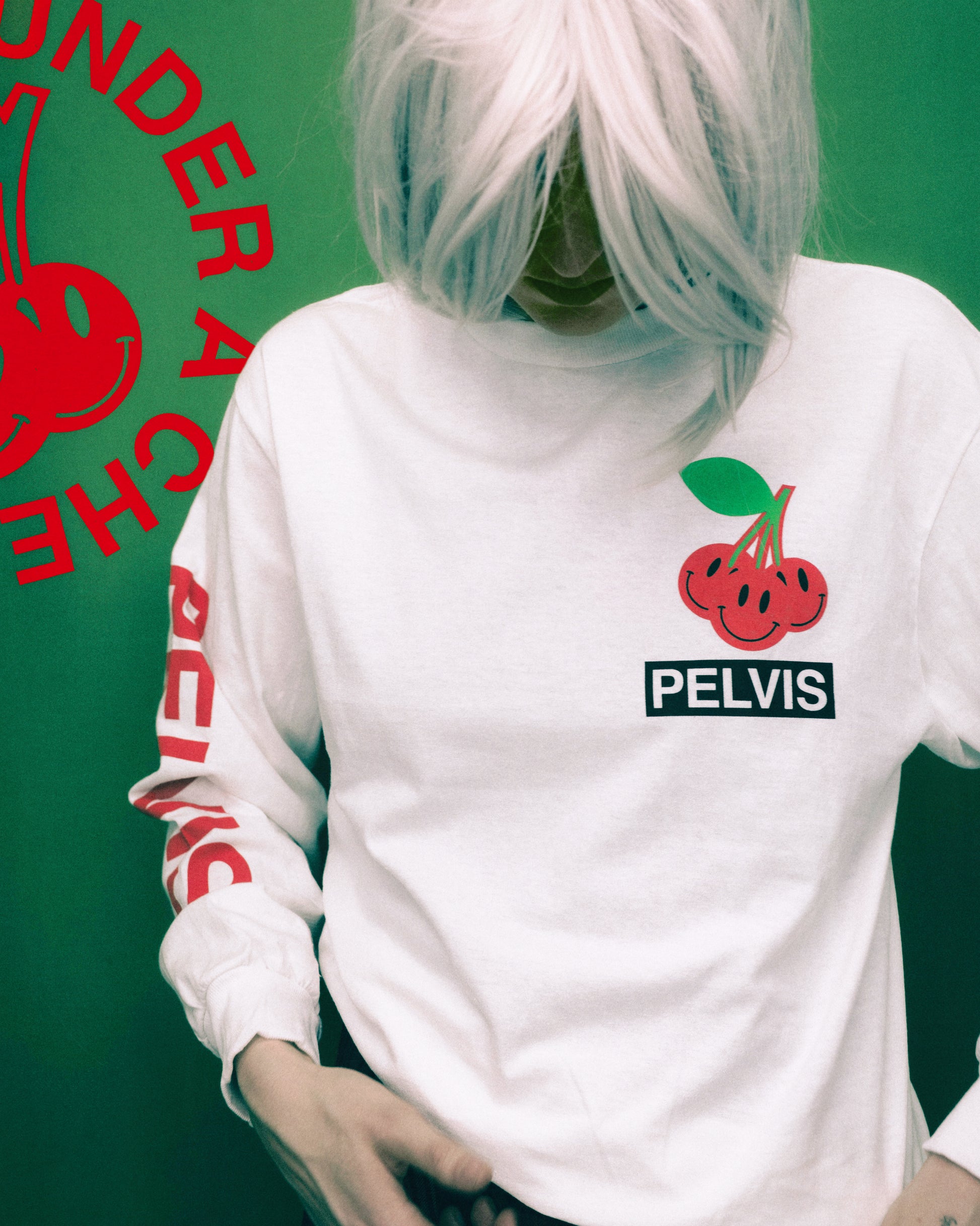 CHERRY MOON LS TEE WHITE