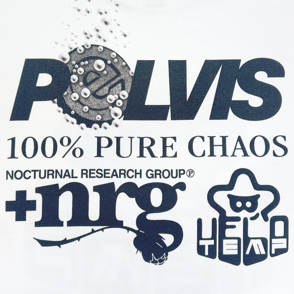 PELVIS x VELO TEMP - STAR POWER UP TEE WHITE