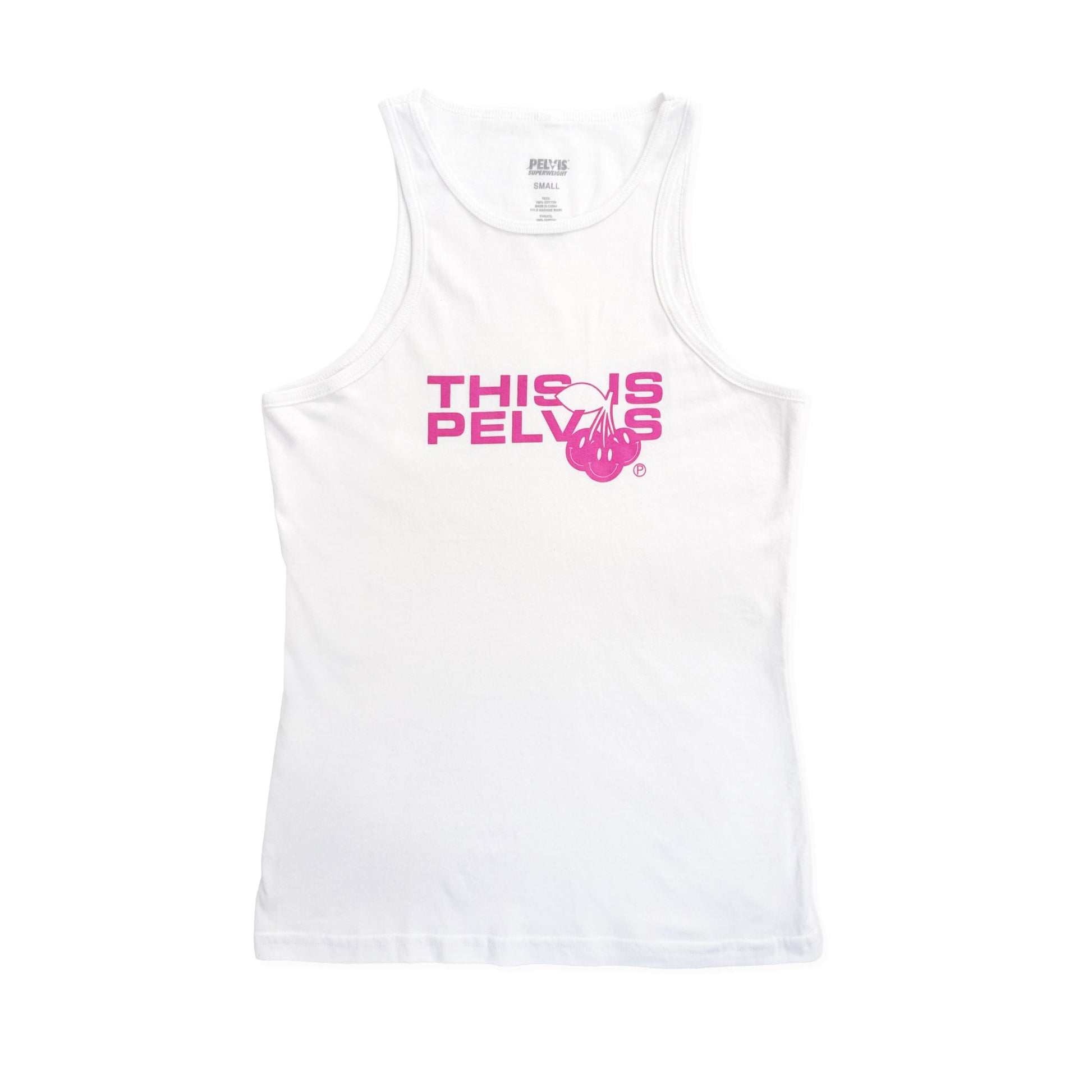 THIS IS ... FITTED RIBBED TANK WHITE